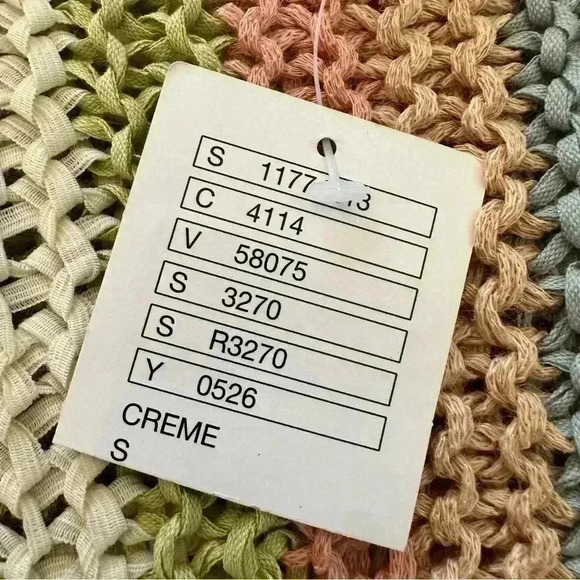 New Anthropologie Knit Multicolored Vest Sz S - Picture 6 of 7